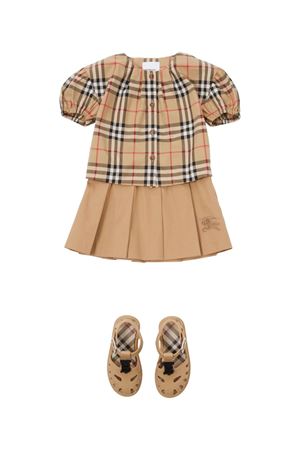 Beige Cotton blouse BURBERRY KIDS | 8072347A7028